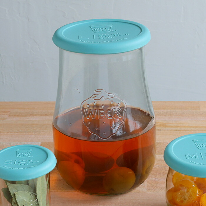 ウェック　シリコンキャップ　アンティークグリーン　L　/　WECK