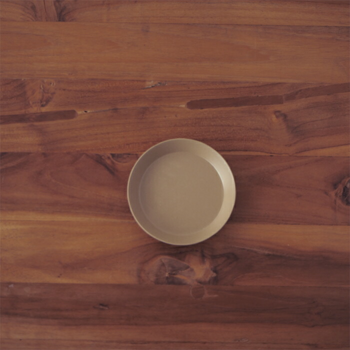 【取扱終了0201】イデアコ　ウスモノ　プレート11cm　ソイルベージュ　/　ideaco　※