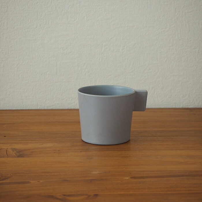 イデアコ　ウスモノ　カップ　ブルー　/　ideaco　※
