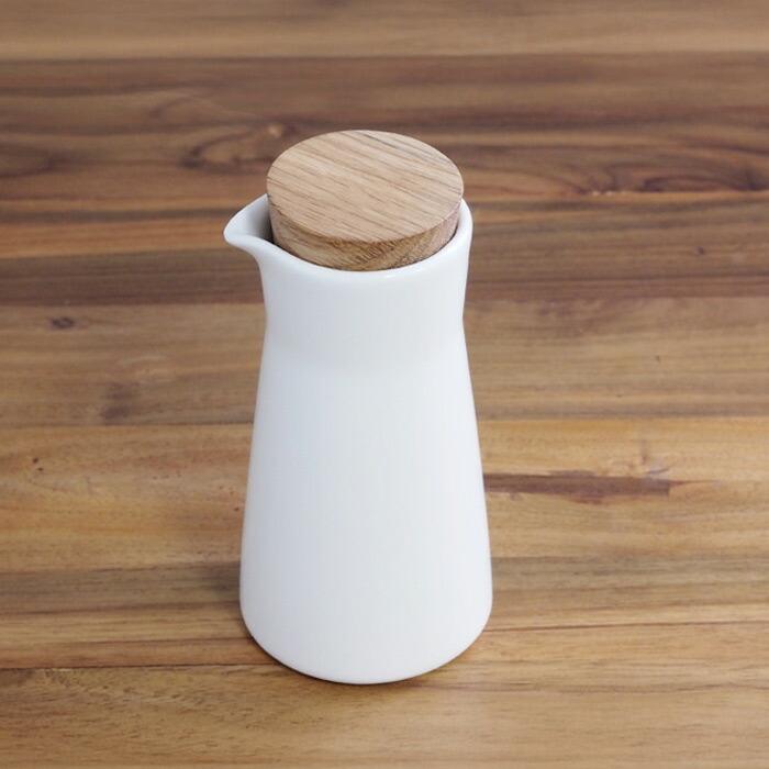 イッタラ　ティーマ　ミルクピッチャー　200ml　ホワイト　木蓋つき　/　iittala　TEEMAWH