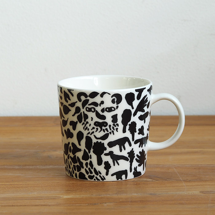 イッタラ　オイバ　トイッカ　チーター　マグカップ　0.3L　ブラック　/　iittala　Oiva Toikka