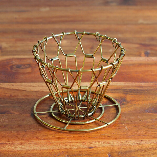 キッカーランド　ブラス　コラプシブルコーヒードリッパー　/　KIKKERLAND